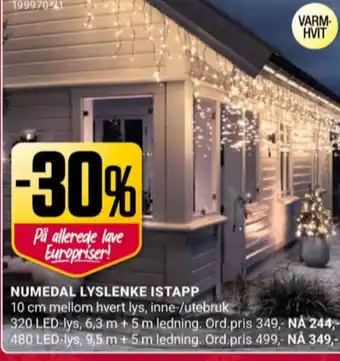 Europris Ukjent lyslenke tilbud