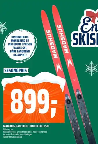 Coop Obs Madshus ski tilbud