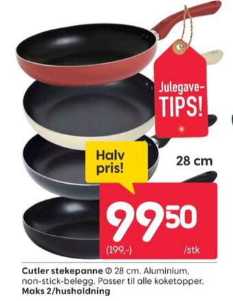 Rusta Cutler stekepanne tilbud
