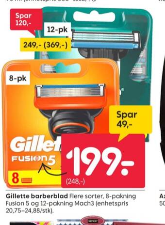 Rusta Fusion 5 barberblader tilbud