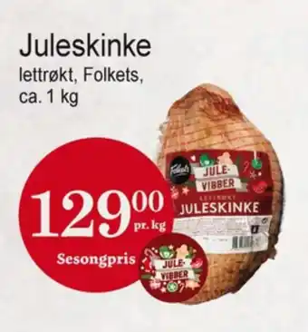 Joker Folkets juleskinke tilbud