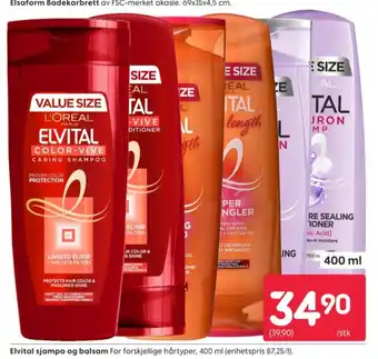Rusta Elvital shampoo tilbud