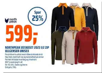 Coop Obs Northpeak jakke tilbud