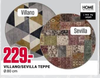 Europris Home teppe tilbud