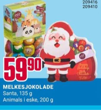 Europris Elit sjokolade tilbud