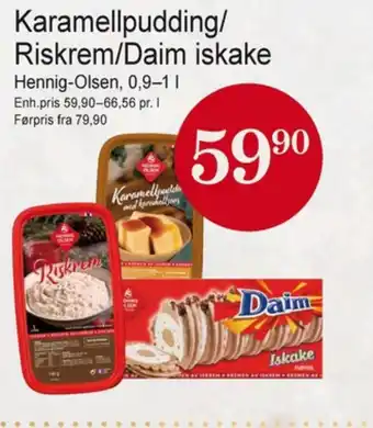 Joker Hennig-olsen riskrem tilbud