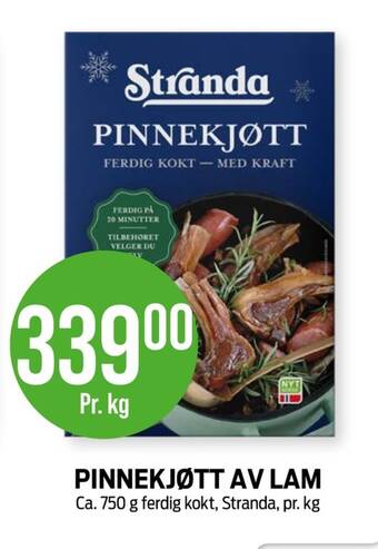 Kiwi Stranda pinnekjøtt tilbud
