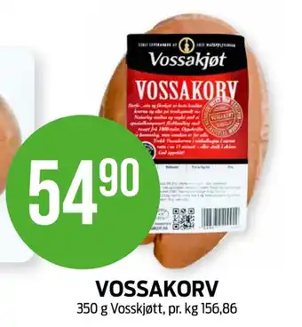 Kiwi Vossakjøt vossakorv tilbud