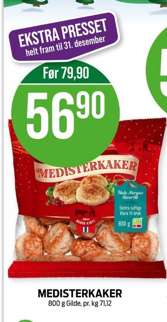 Kiwi Gilde medisterkaker tilbud