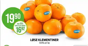 Kiwi Cevita klementiner tilbud