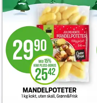 Kiwi Grønn og frisk poteter tilbud