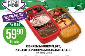 Kiwi Hennig-olsen riskrem tilbud