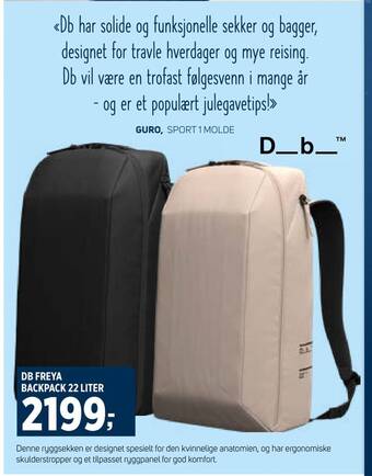 Sport 1 Db freya backpack tilbud