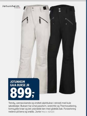 Sport 1 Jotunheim gaia bukse jr tilbud