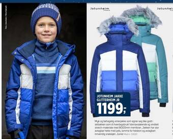 Sport 1 Jotunheim jakke glitterheim jr tilbud