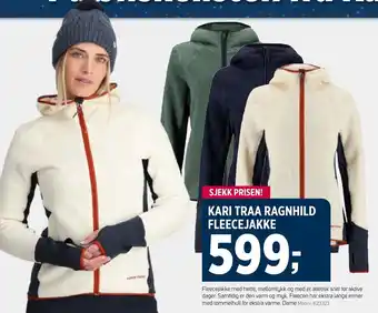 Sport 1 Kari traa ragnhild fleecejakke tilbud