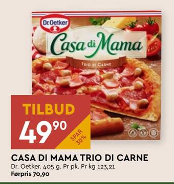 Coop Mega Casa di mama trio di carne tilbud