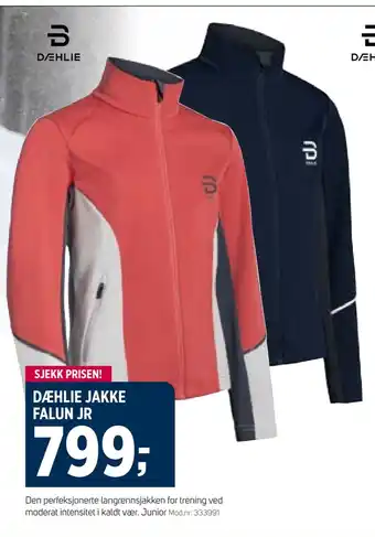 Sport 1 Dæhlie jakke falun jr tilbud
