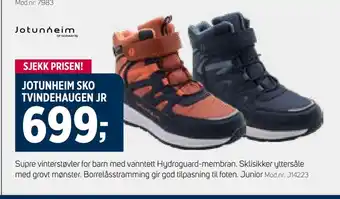 Sport 1 Jotunheim sko tvindehaugen jr tilbud