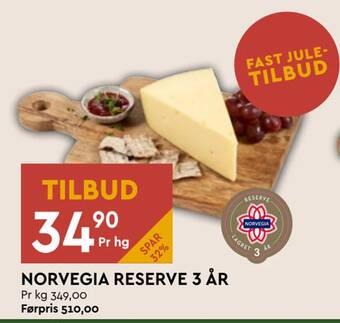 Coop Mega Norvegia reserve 3 år tilbud