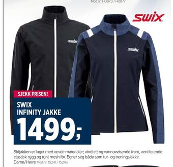Sport 1 Swix infinity jakke tilbud
