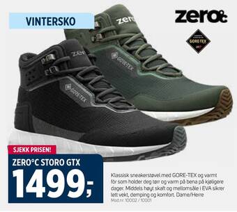 Sport 1 Zero°c storo gtx tilbud