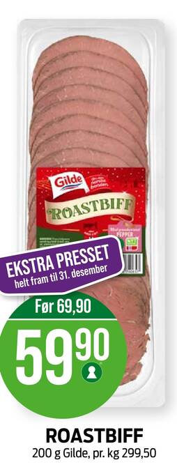 Kiwi Roastbiff tilbud