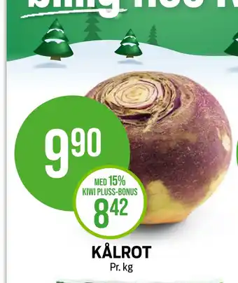 Kiwi Kålrot tilbud