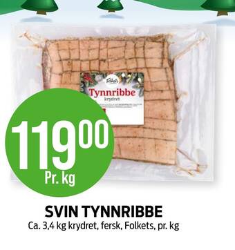 Kiwi Svin tynnribbe tilbud