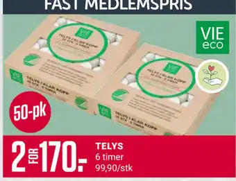 Europris Telys tilbud