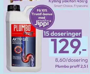 Gigaboks Plumbo proff 2,5 l tilbud