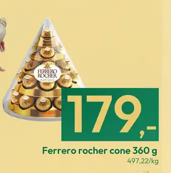 Gigaboks Ferrero rocher cone 360 g tilbud