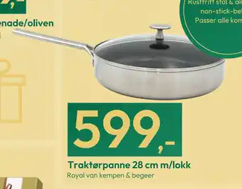 Gigaboks Traktørpanne 28 cm m/lokk tilbud