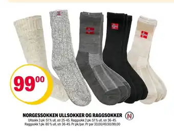 Coop Extra Norgessokken ullsokker og raggsokker tilbud