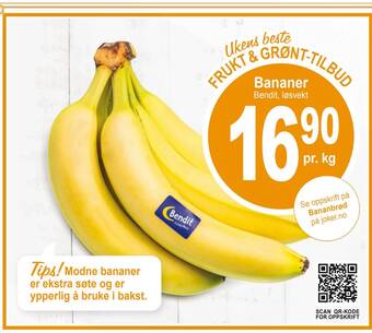 Joker Bananer tilbud