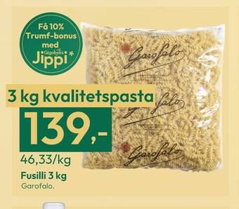 Gigaboks Fusilli 3 kg tilbud