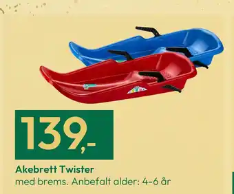 Gigaboks Akebrett twister tilbud