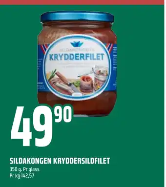 Coop Obs Sildakongen kryddersildfilet tilbud