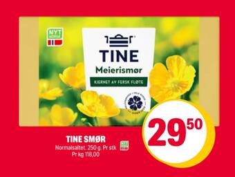 Coop Extra Tine smør tilbud