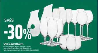Coop Obs Spiis glass/karaffel tilbud
