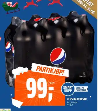 Pepsi max 8 stk