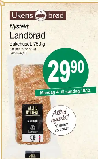 Joker Landbrød tilbud