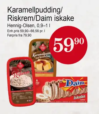Joker Karamellpudding/ riskrem/daim iskake tilbud