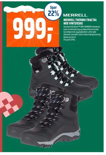 Coop Obs Merrell thermo fractal mid vintersko tilbud