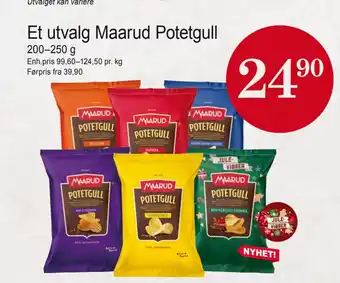 Joker Et utvalg maarud potetgull tilbud