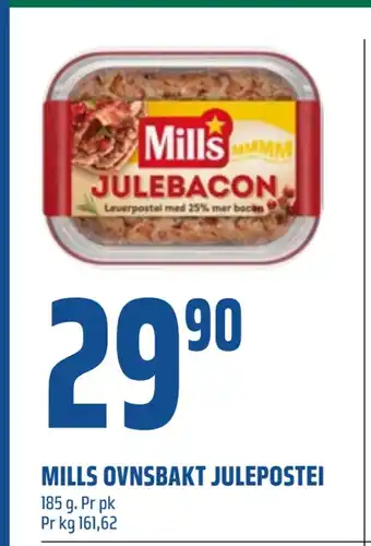 Coop Obs Mills ovnsbakt julepostei tilbud
