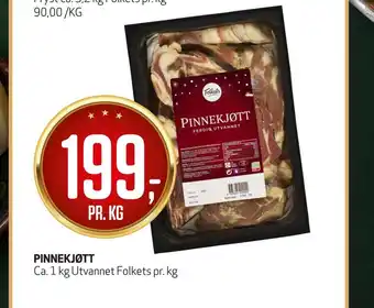 Bunnpris Pinnekjøtt tilbud