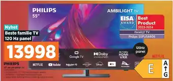POWER Philips 55 4k led smart tv tilbud