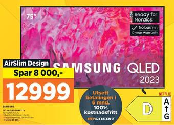 POWER 75 4k qled smart tv tilbud