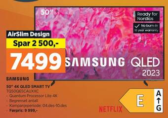 POWER 50 4k qled smart tv tilbud